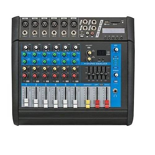 Globe Acoustic Gpm506 - 6 Kanal Power Mixer