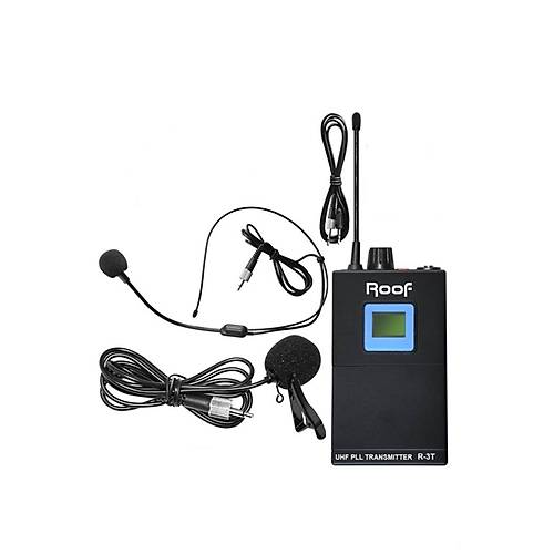 Roof R-3T Uhf 32 Kanal Rehber Verici Mikrofon Transmitter