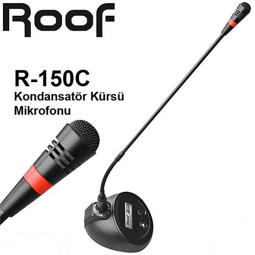 Roof R-150C Masa Tipi Kondenser Kürsü Mikrofonu